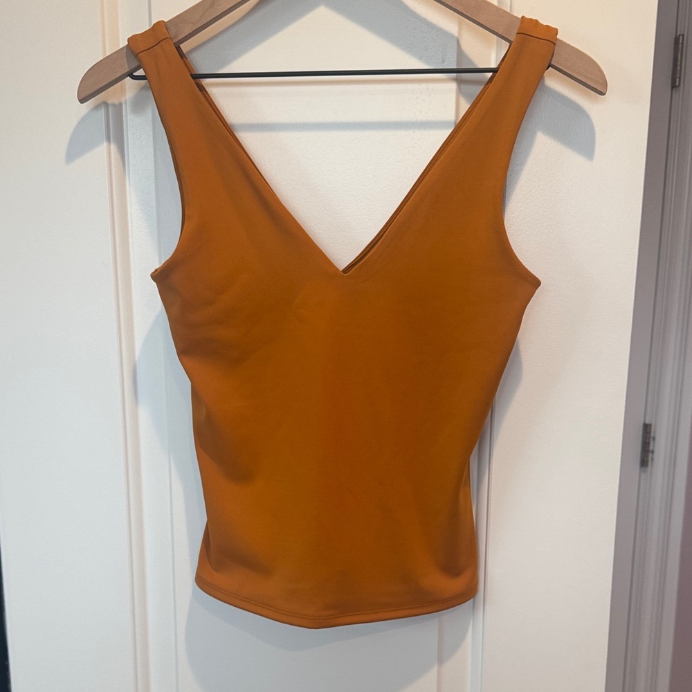 NWT Women's Orange Sleeveless Top